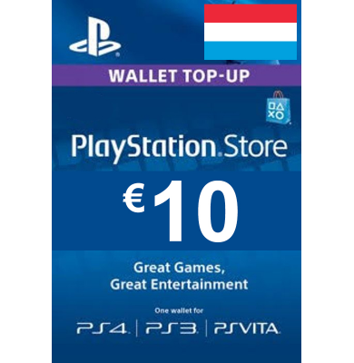 Gift Card PlayStation - 10€ (EUR) | Luxemburgo