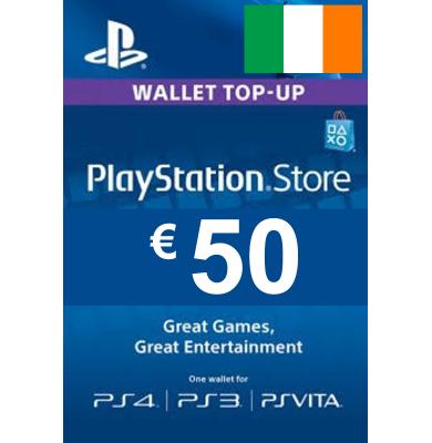 50€ (EUR) - PlayStation Gift Card | Ireland