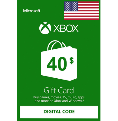 $40 xbox gift card