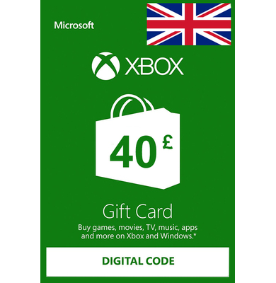 Xbox Gift Card £40 (GBP) | UK - United Kingdom