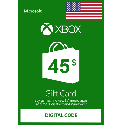 Xbox Cartao Presente $45 (USD) | USA