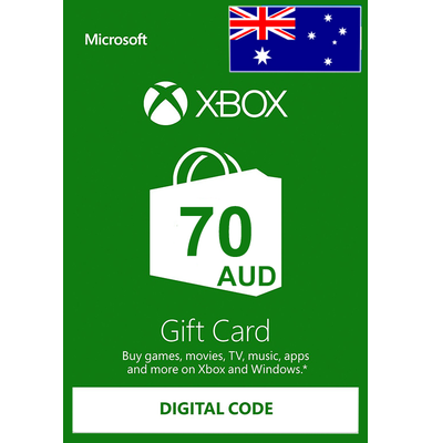 Xbox Cartao Presente $70 (AUD) | Austrália