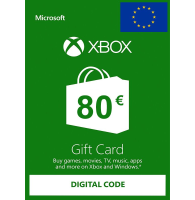 Xbox Gift Card 80€ (EUR) | Europa