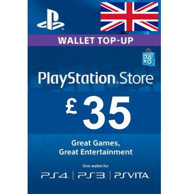 £35 (GBP) - PlayStation Gift Card | UK - United Kingdom
