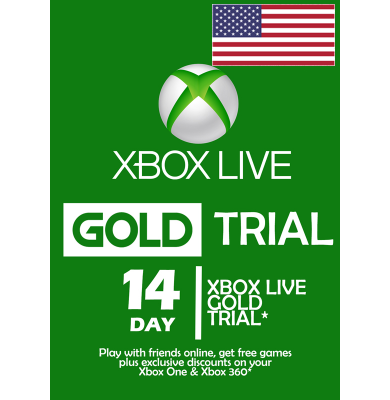 Xbox Live Gold 14 Days Trial (North America)